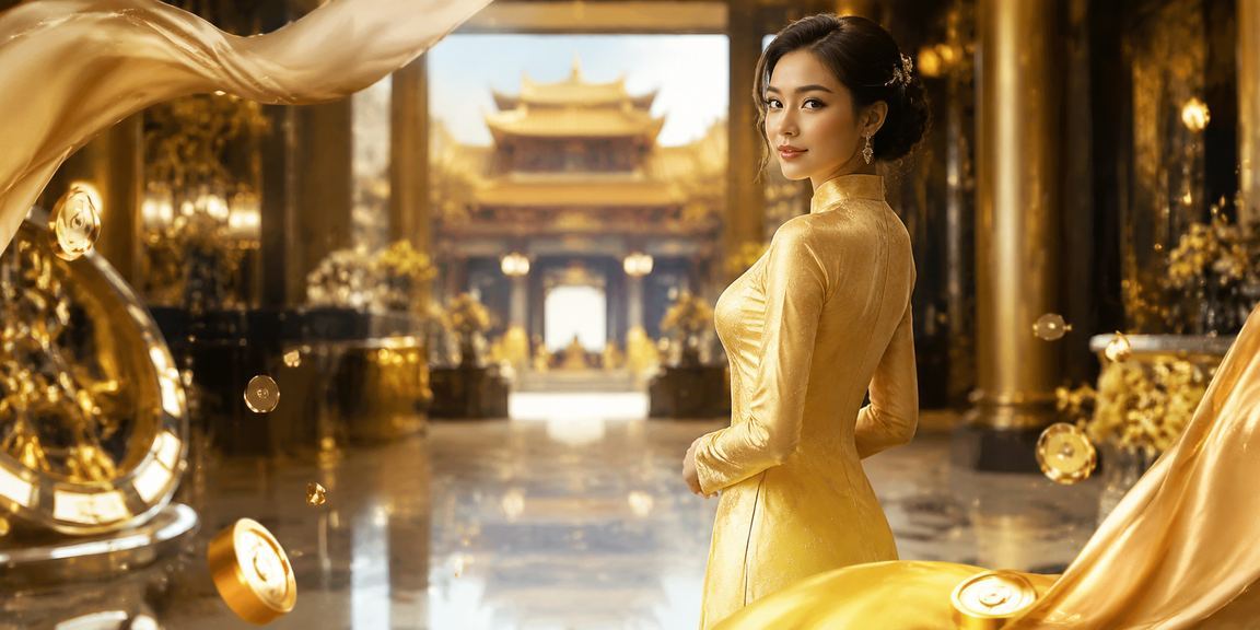 Không gian giải trí casino và thể thao tại Huế với trang phục áo dài truyền thống